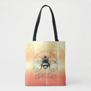 Bolsa Tote Mel Bee Cote Gráfico Ilustrado