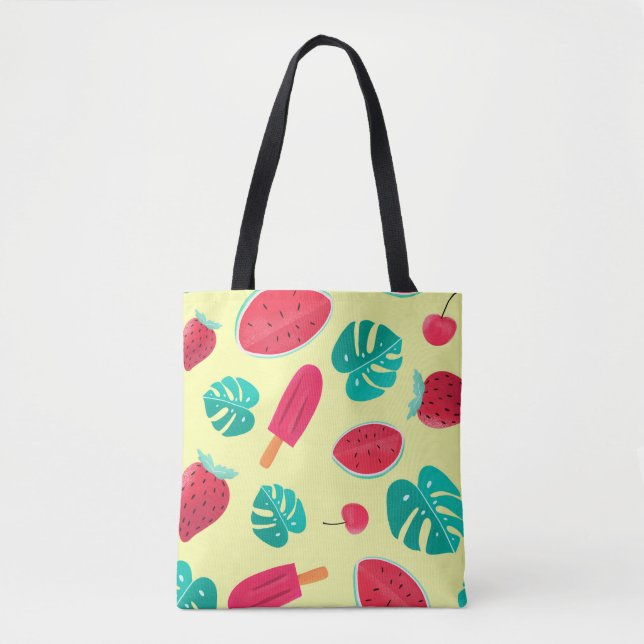 Bolsa Tote Melancia deixa morango (Frente)
