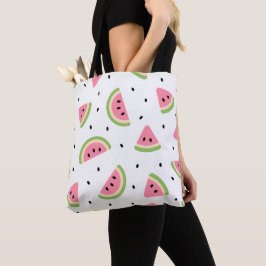 Bolsa Tote Melancia rosa, Sementes De Melancia, Padrão De Ver