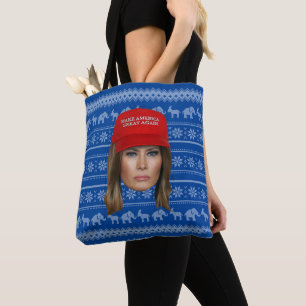 Bolsa Tote Melania Trump MAGA Natal