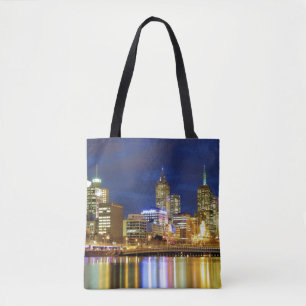 Bolsa Tote Melbourne, Austrália. Uma visão noturna dos 2