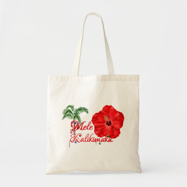 Bolsa Tote Mele Kalikimaka (Frente)