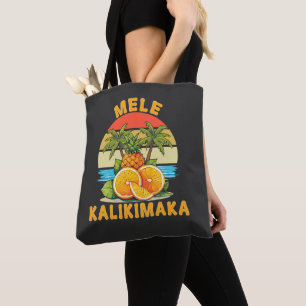 Bolsa Tote Mele Kalikimaka Hawaii Feliz Natal