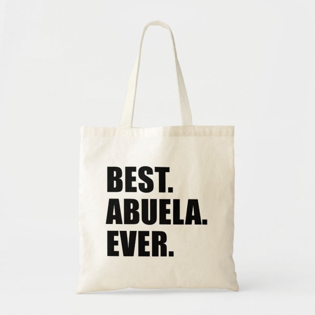 Bolsa Tote Melhor. Abuela. Nunca. (Frente)
