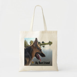 Bolsa Tote Melhor amigo do german shepherd