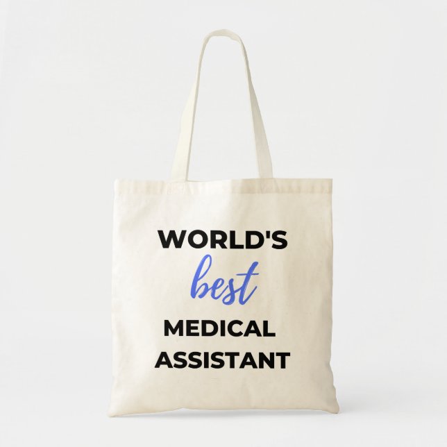 Bolsa Tote Melhor Assistente Médico do Mundo 2 (Frente)