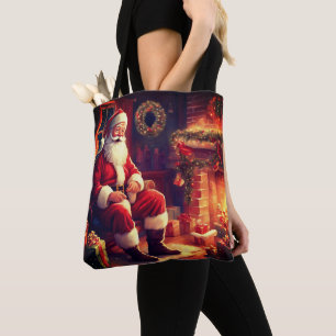 Bolsa Tote Melhor Avó Nunca   Papais noeis Pela Lareira   Ver