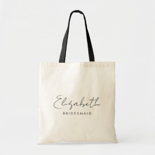 Bolsa Tote Melhor Bachelore Bridesmaid Oferece Modelo para Mu