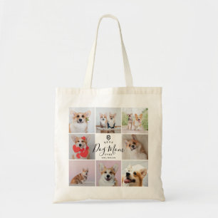 Bolsa Tote Melhor Cachorro Manuscrito Personalizado Mãe 8 Fot