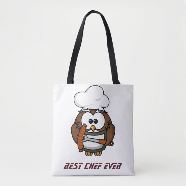 Bolsa Tote Melhor Chef de sempre (Frente)