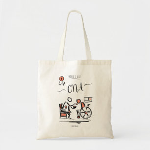 Bolsa Tote Melhor CNA do Mundo - Presente Assistente de Enfer