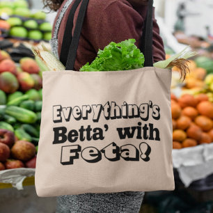 Bolsa Tote Melhor com Feta