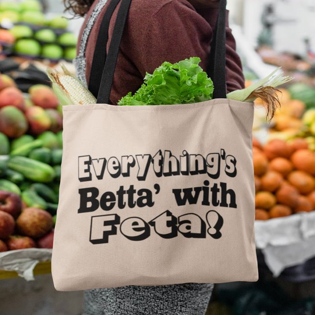 Bolsa Tote Melhor com Feta (Criador carregado)