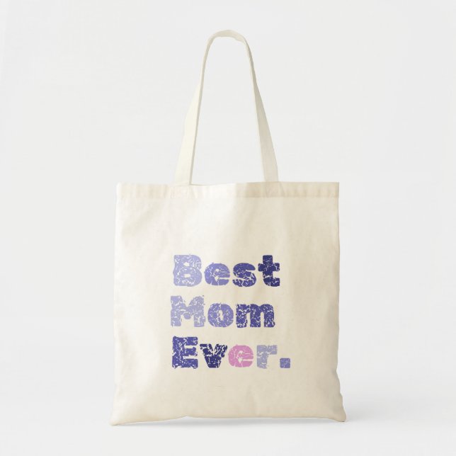 Bolsa Tote Melhor Dia de as mães Da Mãe (Frente)