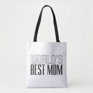 Bolsa Tote Melhor Dia de as mães da Mãe do Mundo  Saco de T