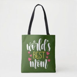 Bolsa Tote Melhor Dia de as mães da Mãe do Mundo| Saco de Tot