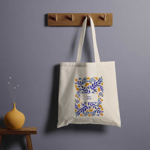 Bolsa Tote Melhor Dia de as mães de Jardim Amarelo Magnético 