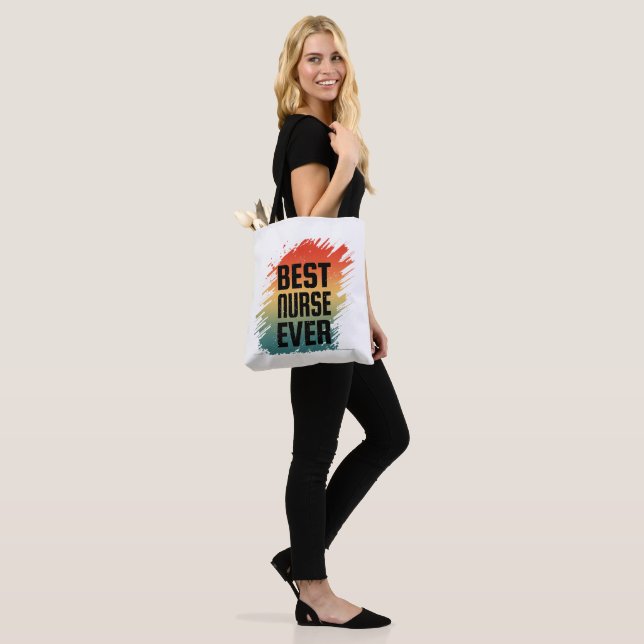 BOLSA TOTE MELHOR ENFERMEIRA DE TODAS (No(a) Modelo)
