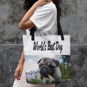 Bolsa Tote Melhor Foto de Cão