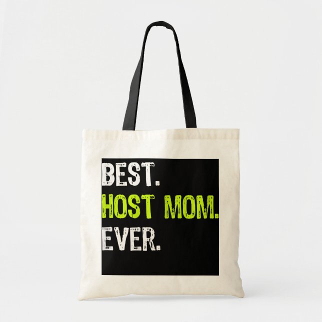 Bolsa Tote Melhor HOST MÃE dia de as mães Engraçado (Frente)