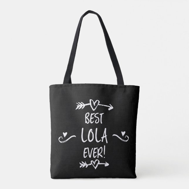 Bolsa Tote Melhor Lola de Todos os Tempos (Verso)