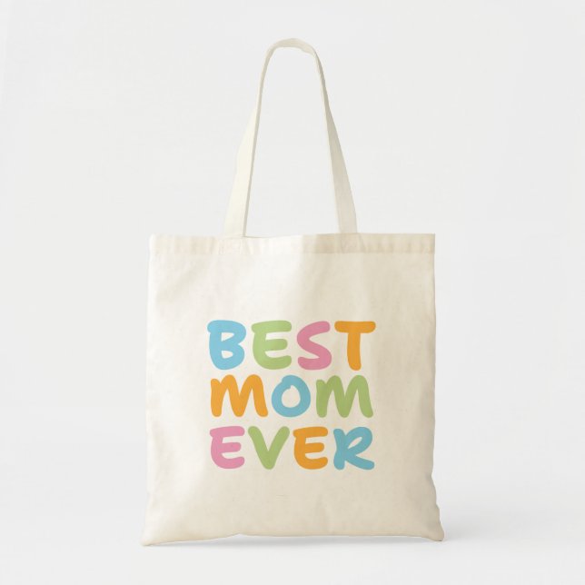 Bolsa Tote Melhor Mãe de Todos os Tempos  (Frente)