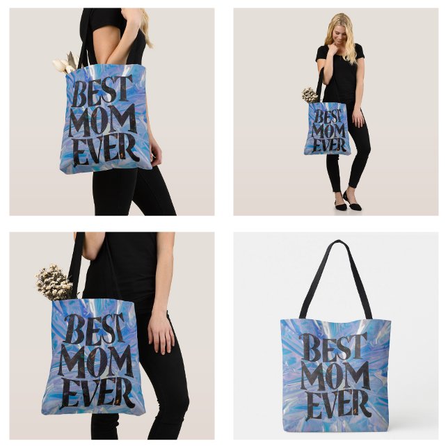 Bolsa Tote Melhor Mãe de Todos os Tempos Fashion (Best Mom Ever Trendy Tote Bag)