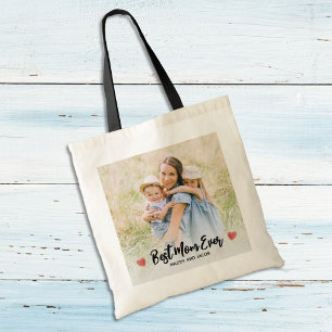 Bolsa Tote Melhor Mãe Foto Moderna