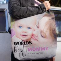 Melhor Mamãe do Mundo Foto Personalizada