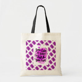 Bolsa Tote Melhor Mensagem Popular de Motivação Moderna Elega