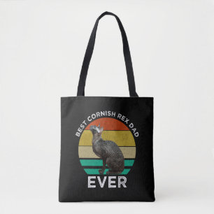 Bolsa Tote Melhor Pai Cornish Rex de Todos