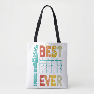 Bolsa Tote Melhor pai de violão acorda melhor camisa de violã