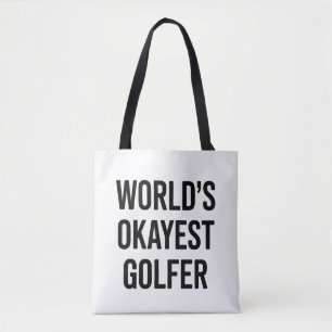 Bolsa Tote Melhor Pai Golfista do Mundo Dia dos Pais Golfe