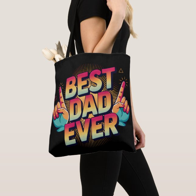 Bolsa Tote Melhor Pai Nunca (Close Up)