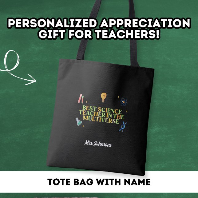 Bolsa Tote Melhor Presente de Agradecimento ao Professor de C (Criador carregado)