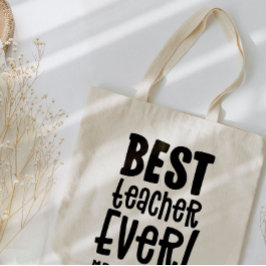Bolsa Tote Melhor professor de obrigado do que moderno