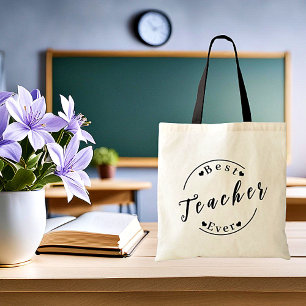 Bolsa Tote Melhor Professor de todos os tempos
