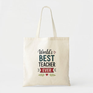 Bolsa Tote Melhor Professor do Mundo Já
