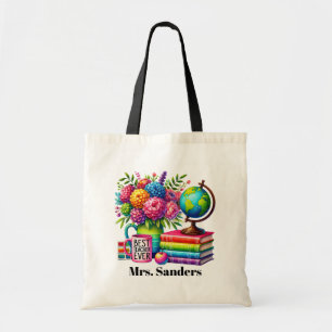 Bolsa Tote Melhor Professora alguma vez adiciona nome