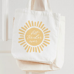 Bolsa Tote Melhor Professora De Aprendizado Da Sunshine