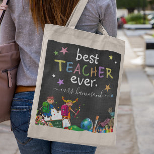 Bolsa Tote Melhor Professora de Sempre Presente de Agradeci
