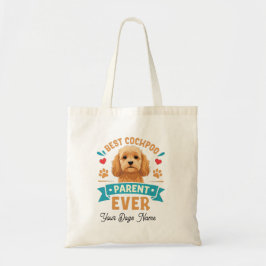 Bolsa Tote Melhor Saco de Tote Pai da Cockapoo - Personalizad