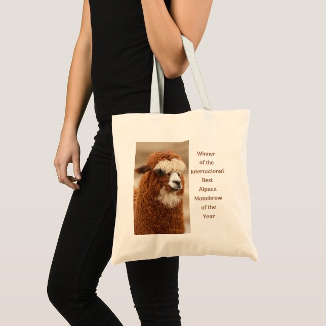 Bolsa Tote Melhor Sobrancelha Unica de Alpaca (Frente (produto))