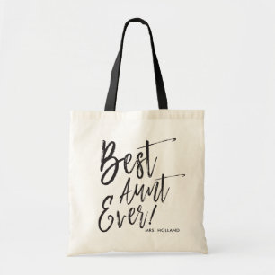 Bolsa Tote Melhor Tia Nunca  Casamento Personalizado do Estil