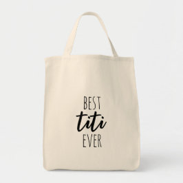 Bolsa Tote Melhor Titi Ever Espanhola, Cute Spanglish