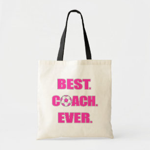Bolsa Tote Melhor. Treinador. Nunca. Rosa