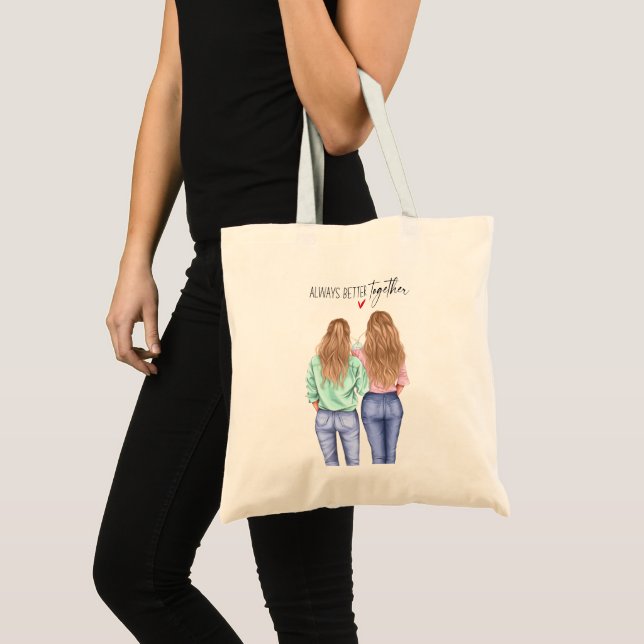 Bolsa Tote Melhores Amigos (Frente (produto))