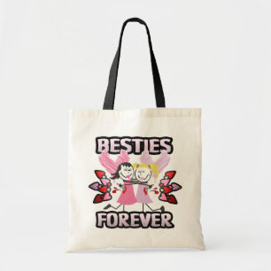 Bolsa Tote Melhores amigos engraçados de BFF para sempre