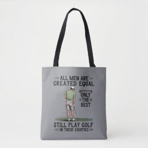 Bolsa Tote Melhores Homens Jogam Golfe Oitenta Funny Golfer G