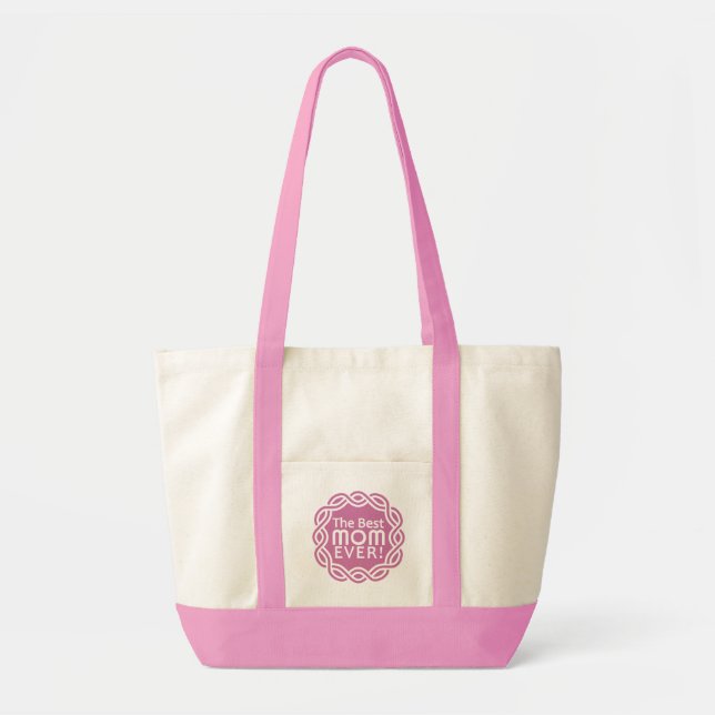 Bolsa Tote MELHORES sacos de tote MOM (Frente)